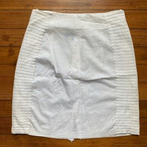 BRIOCHE white skirt XS